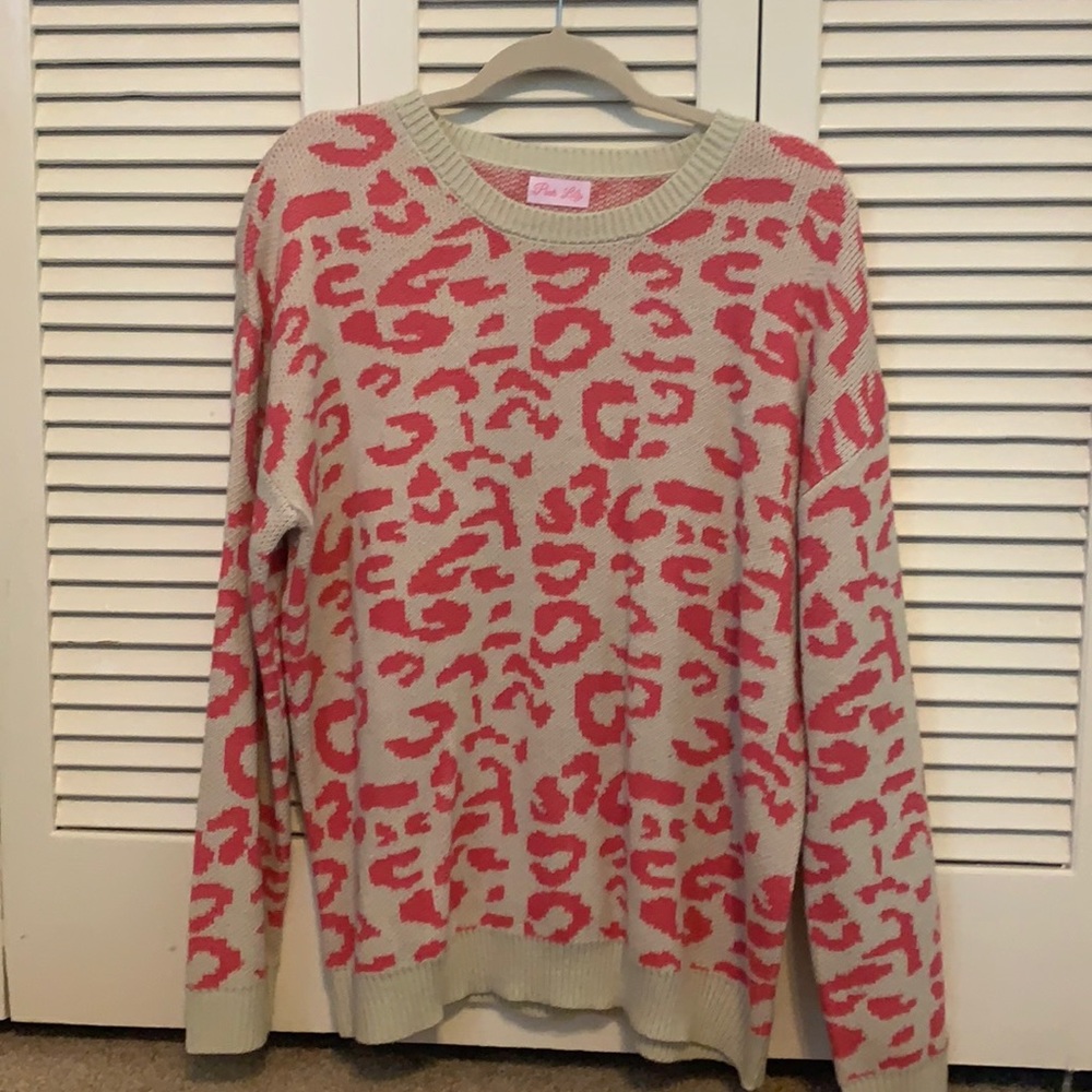 Cheetah Print Sweater